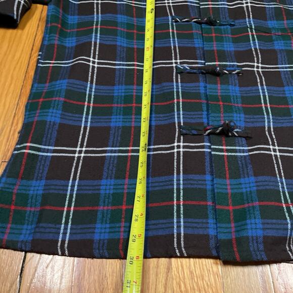 Head Porter Plus Plaid Shirt Frog Closure Japan Made Americana Asian Fusion - Picture 5 of 11